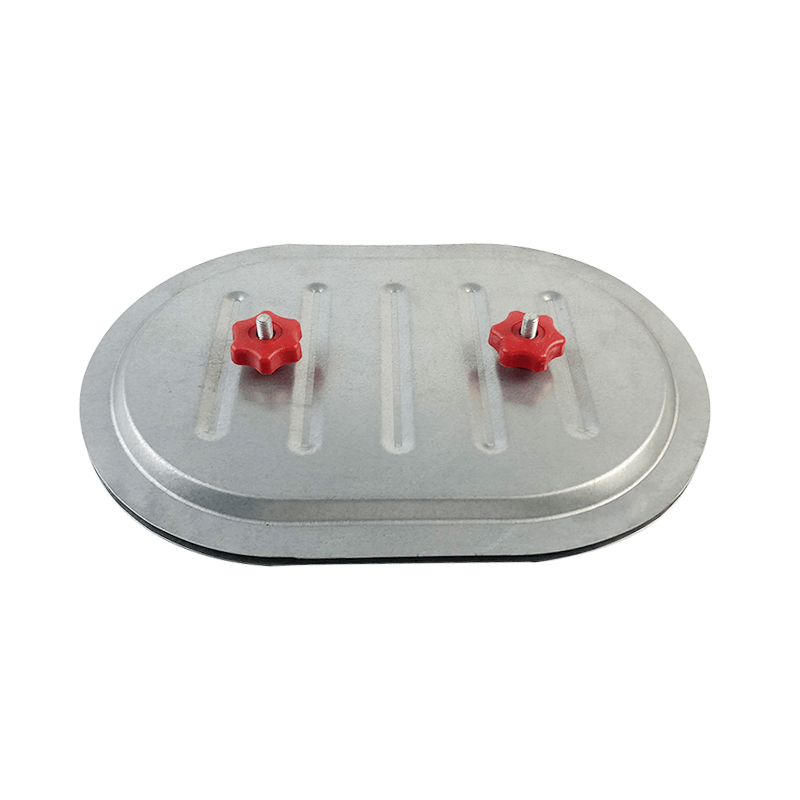 SS-CA luftkanal galvanisert stål oval tilgangsdør